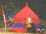 A replica of one of the bell tents from the John Skylitzes Chronicle (12th - 13th century).