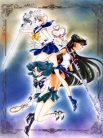 Outer Senshi with their talsiman - Neptune's pretty!