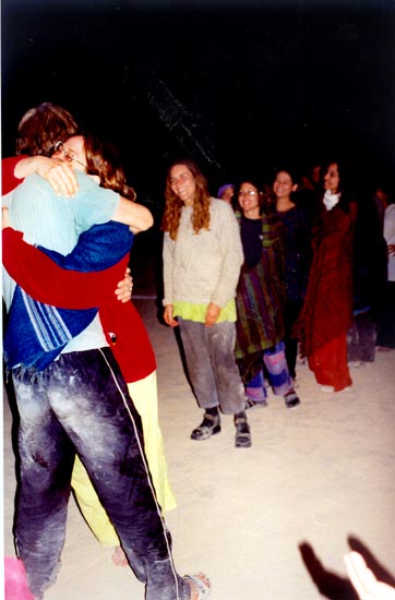 hugging amir 1