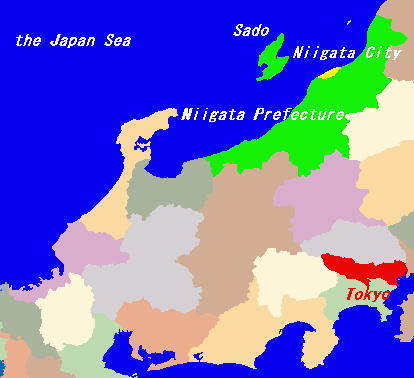 a map of the central Japan