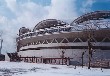 Our soccer stadium named the Big Swan.