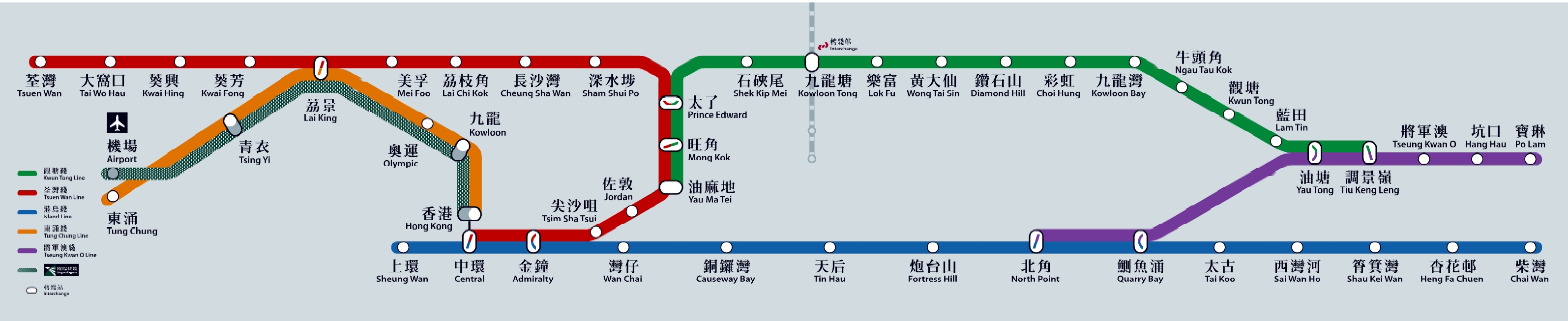 �{�ɪ��a�K����/MTR Network Nowadays