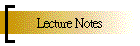 Lecture Notes