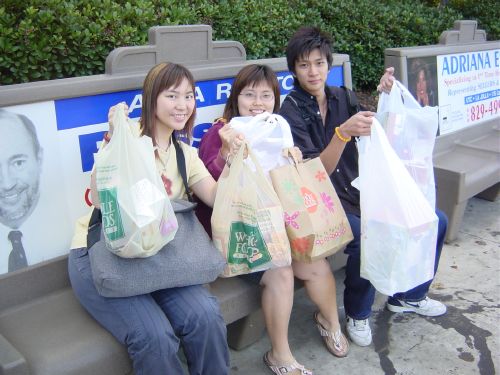see! we;ve got a lot of things back to i-house!