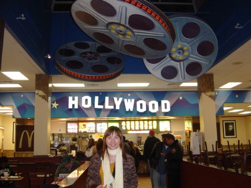 a Mc Donald's in hollywood