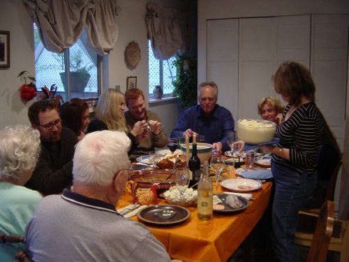 thanksgiving dinner @ adults' table