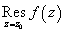 Res(f(z),z = z0)