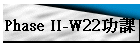 Phase II-W22�\��
