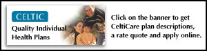 Click For Affordable Medical Quotes For These States: NC, SC, GA   & FL.