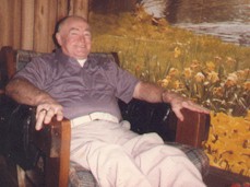 Dad relaxing in Maine