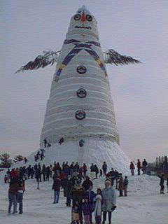 World' Largest Snowman