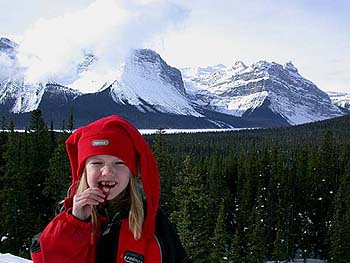 Hilla Icefields Highwayn maisemissa 16.2.-04