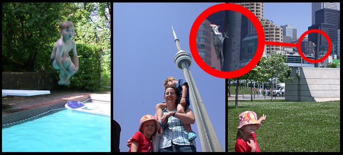 Toronto: cannonball, CN tower ja urbaani tikka keskustassa. 15.-17.7.-06