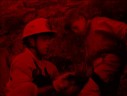 Jim Cutler (Russell Todd) in mid-rescue