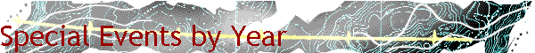 Special Events by Year