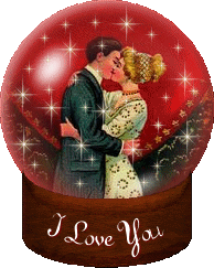 Kiss Snow Globe