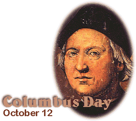 The Holiday Zone celebrates Columbus Day on October 12.