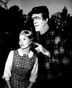 Marilyn and Herman Munster