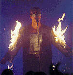 Rammstein on stage
