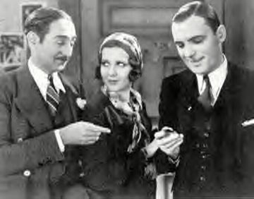 Adolphe Menjou, Mary Brian, and Pat O'Brien