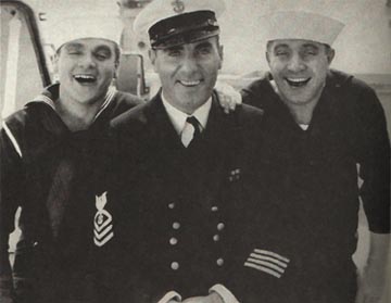 James Cagney, Pat O'Brien, and Frank McHugh in Here Comes the Navy (1934)