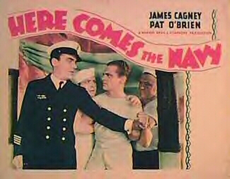 Here Comes the Navy Poster with Pat O'Brien, Frank McHugh, and James (Jimmy) Cagney