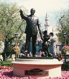 Walt and Mickey Statue 