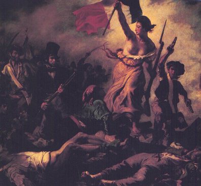 Liberty Leading the People by Eugene Delacroix, 1830