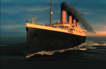 That was the last time Titanic ever saw daylight