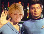 Martha with Bones McCoy