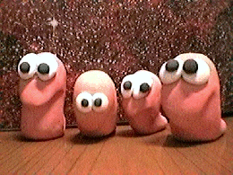 4 gusanos en el espacio