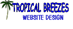Tropical Breezes Website Design