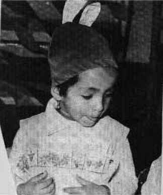 Sade at nursery 1964