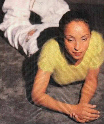 Sade lying down