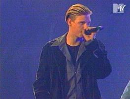 Nick performing during an MTV Awards Show