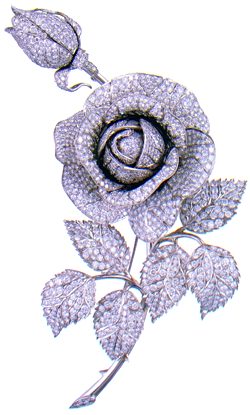 diamond brooch