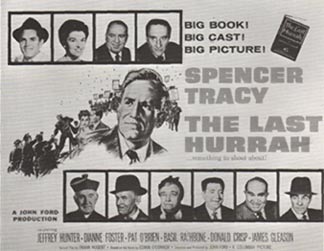 Poster for the Last Hurrah, with Spencer Tracy, Pat O'Brien, Frank McHugh, etc.