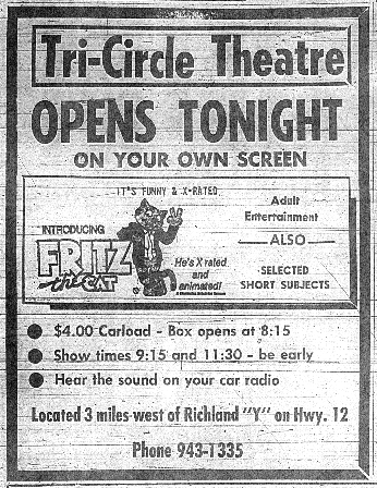 Opening film: Fritz the Cat