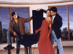 Sushmita Sen and Mukul Dev