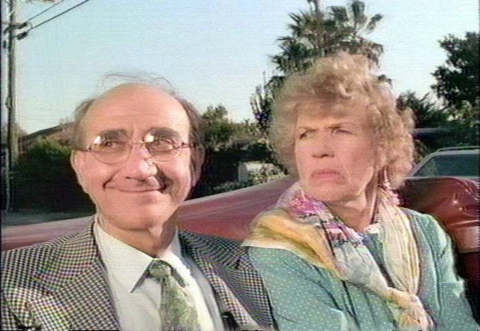 Harvey with Kathleen Freeman.