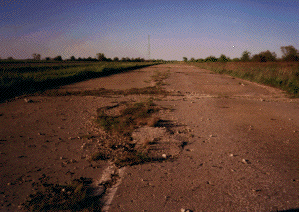 Old Rt. 66 is in bad shape in Illinois