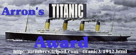 Arron's Titanic Award