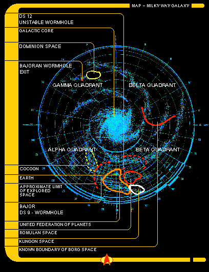 Milky Way Galaxy map 1