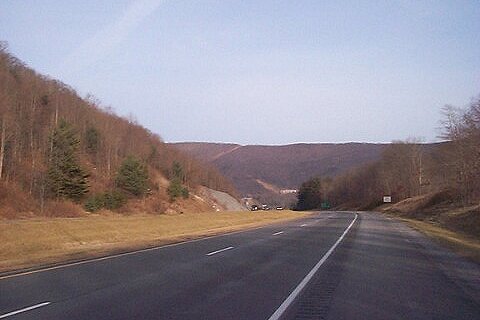 Interstate 79 at Walker Mountain