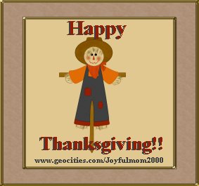 Thanksgiving Scarecrow