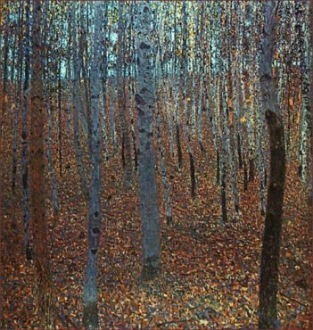 Silver Birch Trees - Klimt