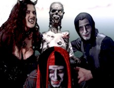 The cast of GRAVEYARD THEATRE