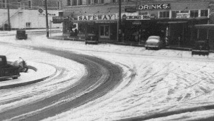 snow downtown in 1946-47