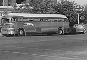 Parker Hotel with Greyhound Bus out Front