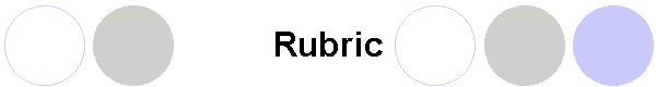 Rubric